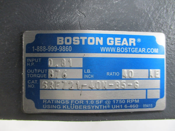 BOSTON GEAR SRF721-40N-B5-G NSNP