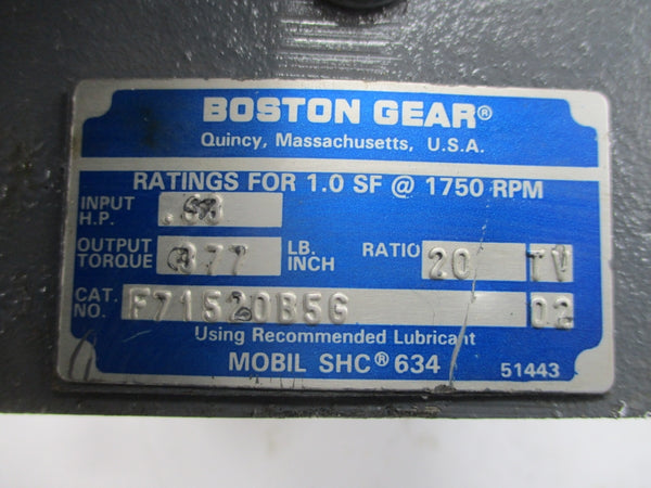 BOSTON GEAR F71520B5G NSNP