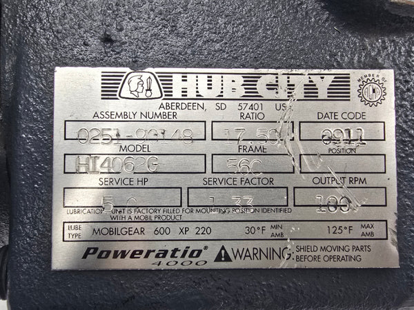 HUB CITY 0251-90148 HI4062G NSNP