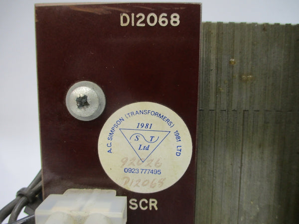 A.C. SIMPSON D12068 120V 8A NSNP