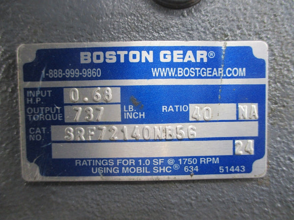 BOSTON GEAR SRF72140NB5G UNMP