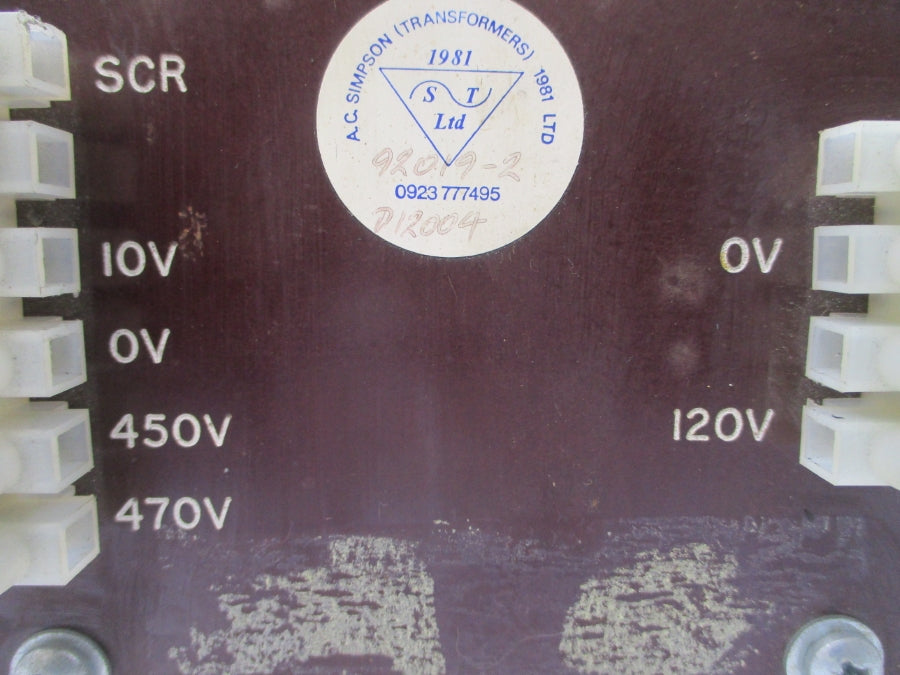 A.C. SIMPSON D12004 120V NSNP
