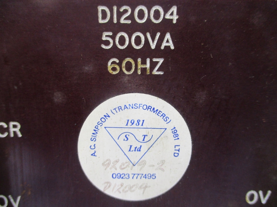 A.C. SIMPSON D12004 120V NSNP