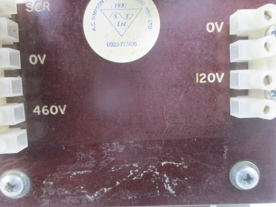 A.C. SIMPSON D12097 120/460V NSNP