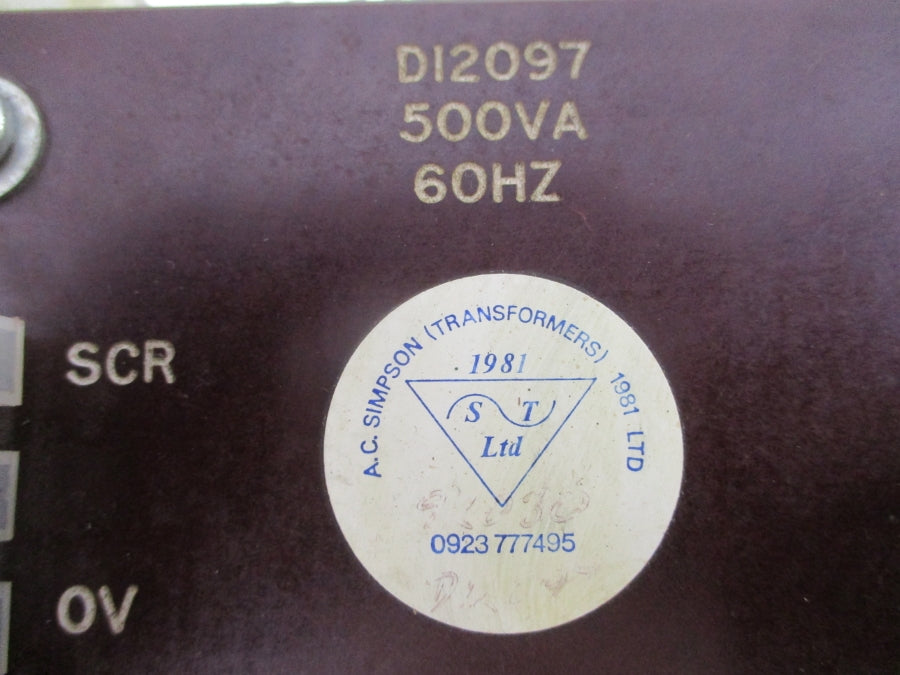 A.C. SIMPSON D12097 120/460V NSNP