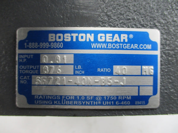 BOSTON GEAR SF721-40N-B5-J NSNP