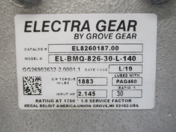 ELECTRA GEAR EL-BMQ-826-30-L-140 EL8260187.00 NSNP