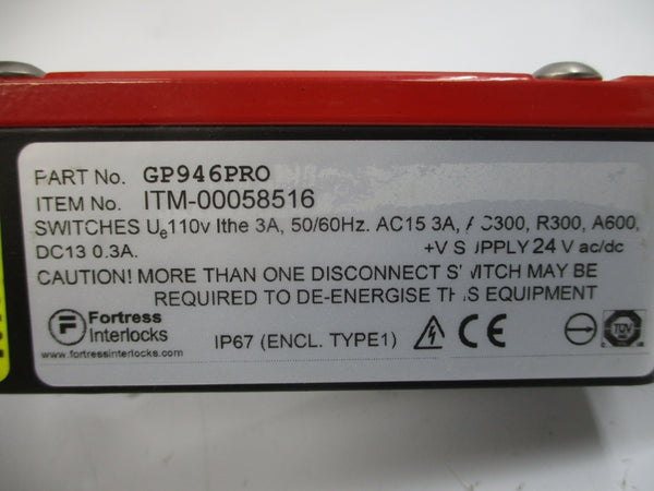 FORTRESS INTERLOCKS GP946PRO ITM-00058516 24VAC/DC 3A NSMP