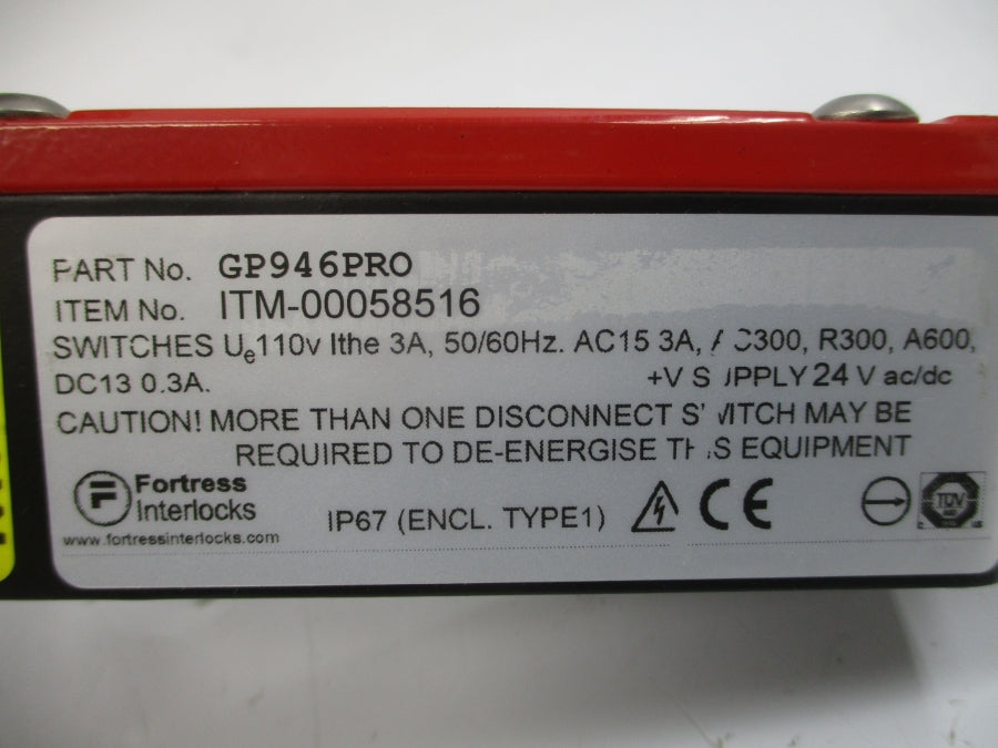 FORTRESS INTERLOCKS GP946PRO ITM-00058516 24VAC/DC 3A NSMP