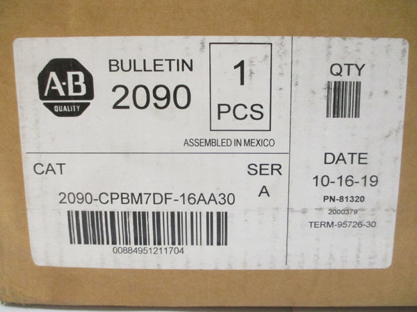 ALLEN BRADLEY 2090-CPBM7DF-16AA30 SER. A NSMP