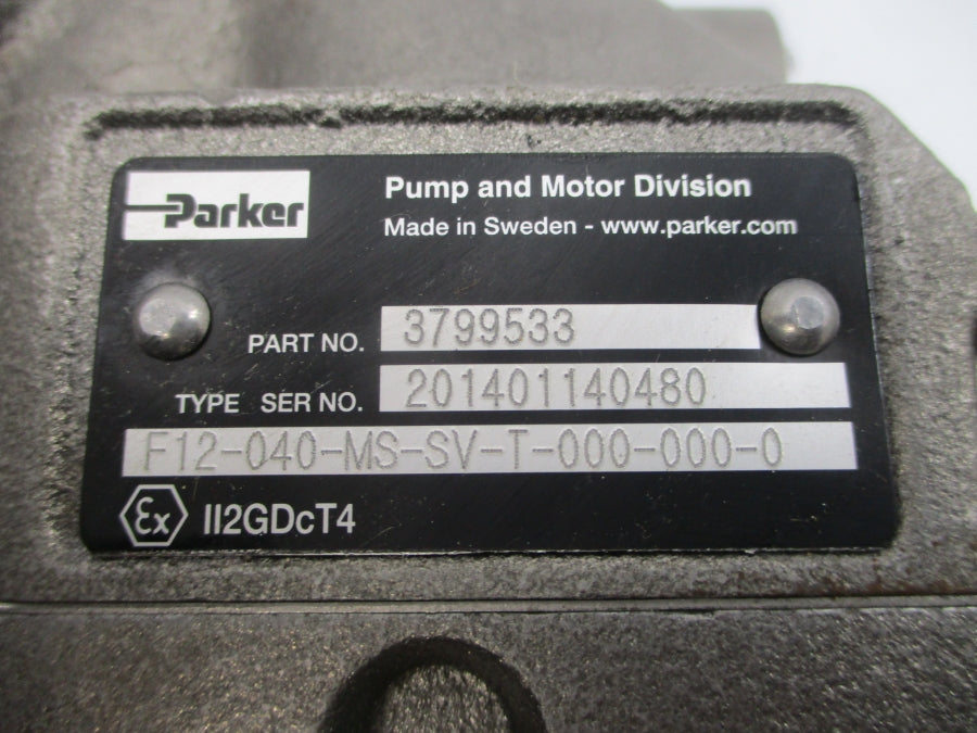 PARKER 3799533 F12-040-MS-SV-T-000-000-0 NSNP