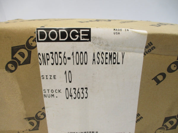 DODGE 043633 SNP3056-1000 SIZE 10 NSFS