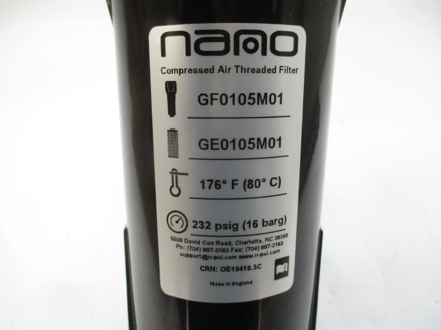 NAMO GF0105M01 232PSI 1" NSMP