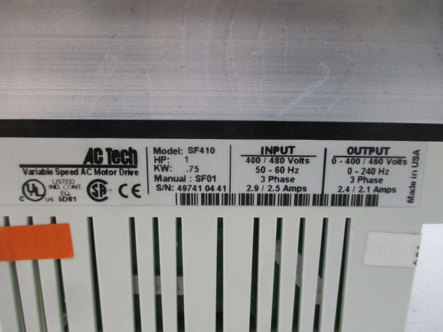 AC TECH SF410 400/480VAC 2.9/2.5A NSMP