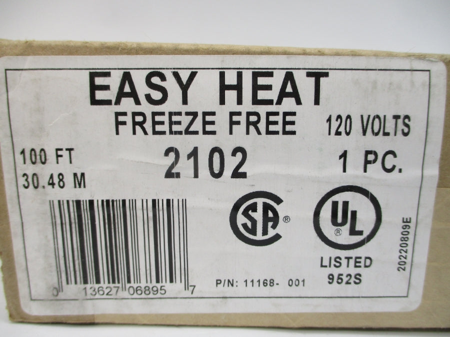 EASY HEAT 2102 11168-001 120V 100' NSFS