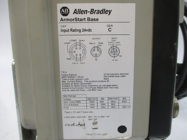 ALLEN BRADLEY 284D-FVD2P3Z-10-CR-3 SER. C F/W 66.004 380-480VAC 3.5/3.8A UNMP