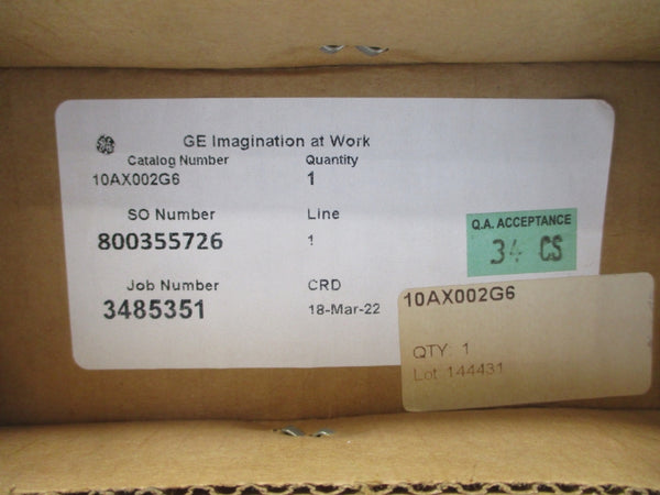 GENERAL ELECTRIC 10AX002G6 NSMP