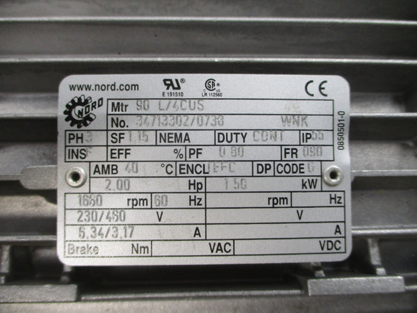 NORD 90L/4CUS 230/460V 6.34/3.17A NSNP