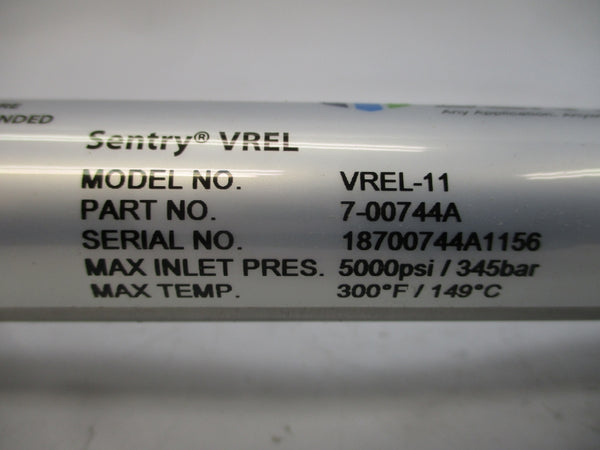 SENTRY VREL-11 7-00744A 5000PSI NSMP