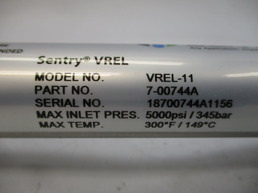 SENTRY VREL-11 7-00744A 5000PSI NSMP