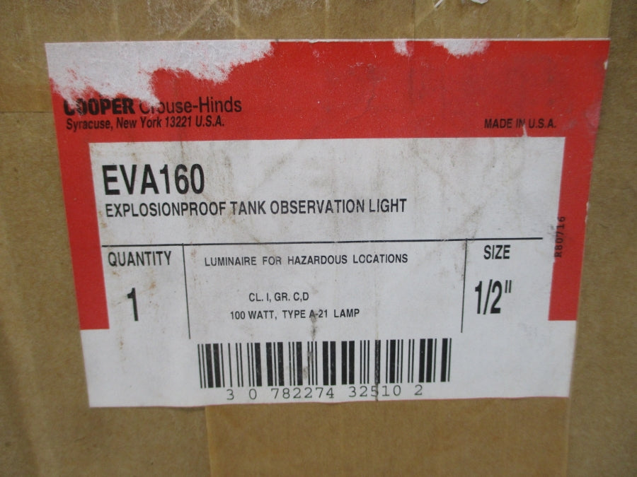 COOPER CROUSE-HINDS EVA160 1/2" NSFS