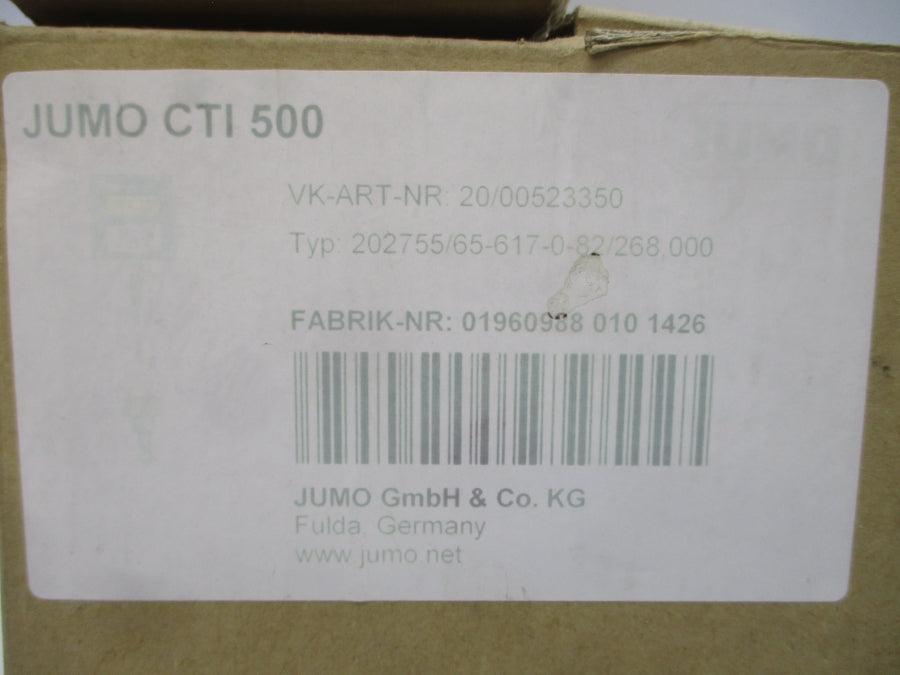 JUMO CTI-500 202755/65-617-0-82/268 NSMP