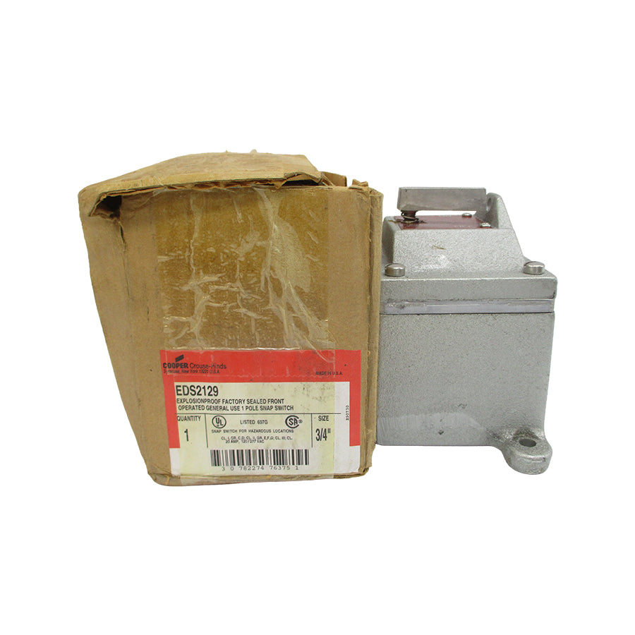 COOPER CROUSE-HINDS EDS2129 120/277VAC 20A 3/4" NSMP