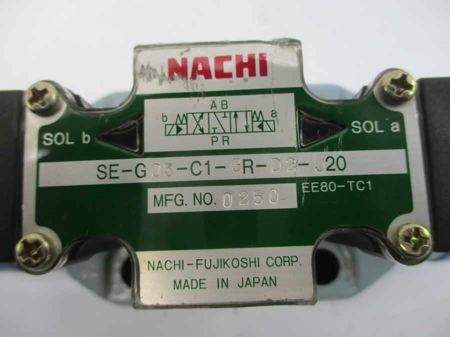 NACHI SE-G03-C1-GR-D2-J20 24VDC NSNP
