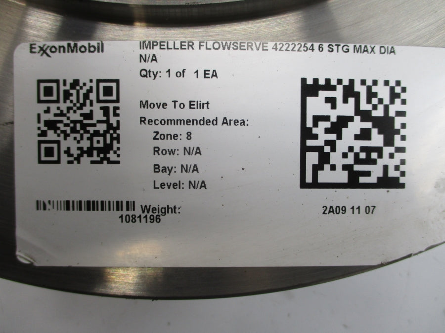 IMPELLER 4222254 1081196 48965012L 6X10X13M NSNP