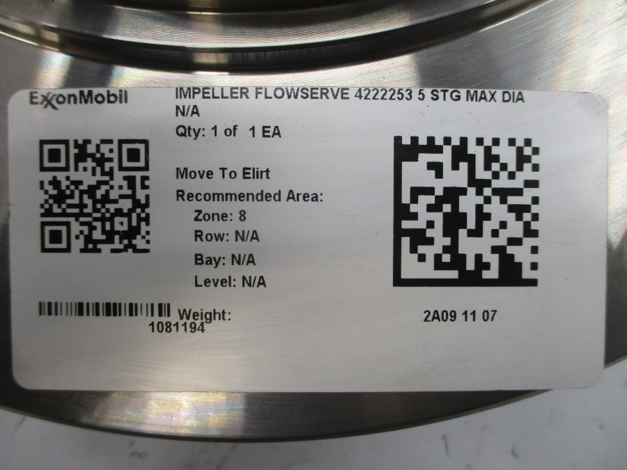 IMPELLER 4222253 1081194 44965012F NSNP