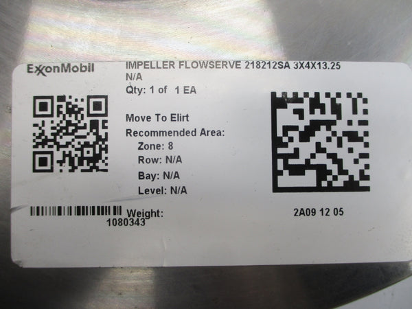 IMPELLER 218212SA 1080343 489640821 3X4X13.25 NSNP
