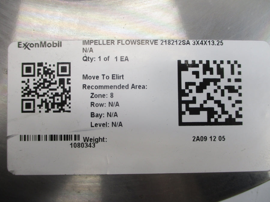 IMPELLER 218212SA 1080343 489640821 3X4X13.25 NSNP