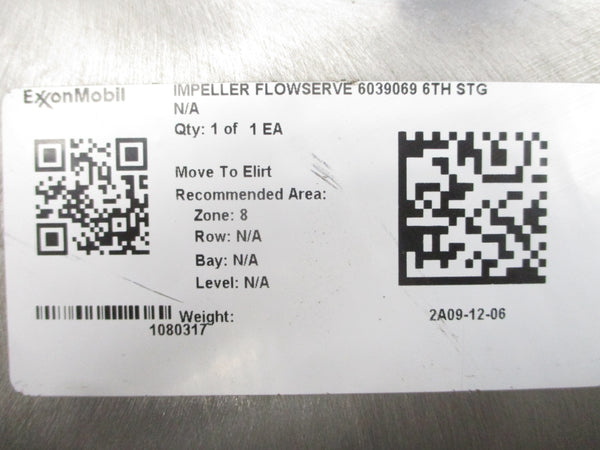 IMPELLER 6039069 1080317 6X8X13 NSNP