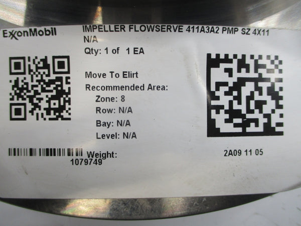 IMPELLER 218102SA 1079749 48959766F 3X4X10 NSNP