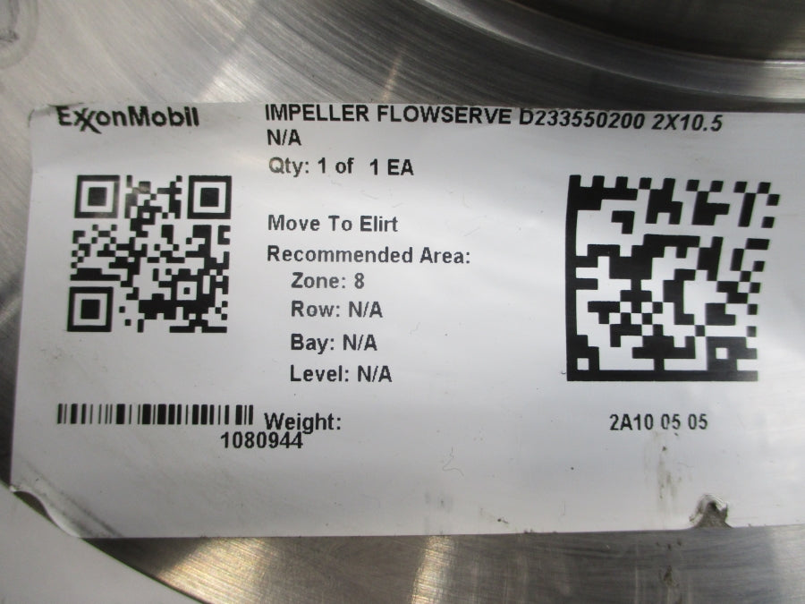 IMPELLER D23355-02-00 1080944 805D0796202 2X10.5 NSNP