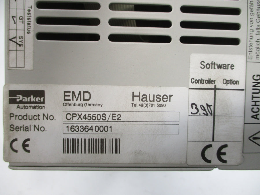 PARKER CPX4550S/E2 COMPAX-S 380-480VAC NSNP