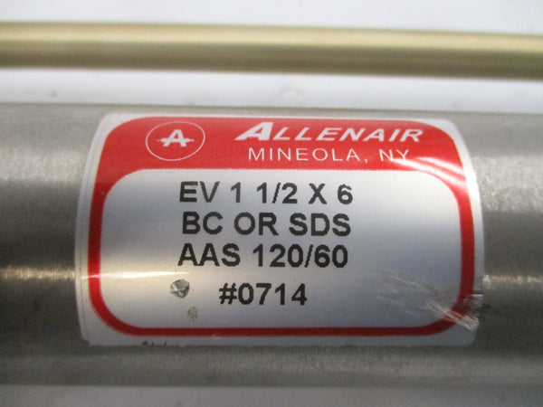 ALLENAIR EV1-1/2X6 BCORSDS V3NCA150 120V 150PSI .062" NSNP
