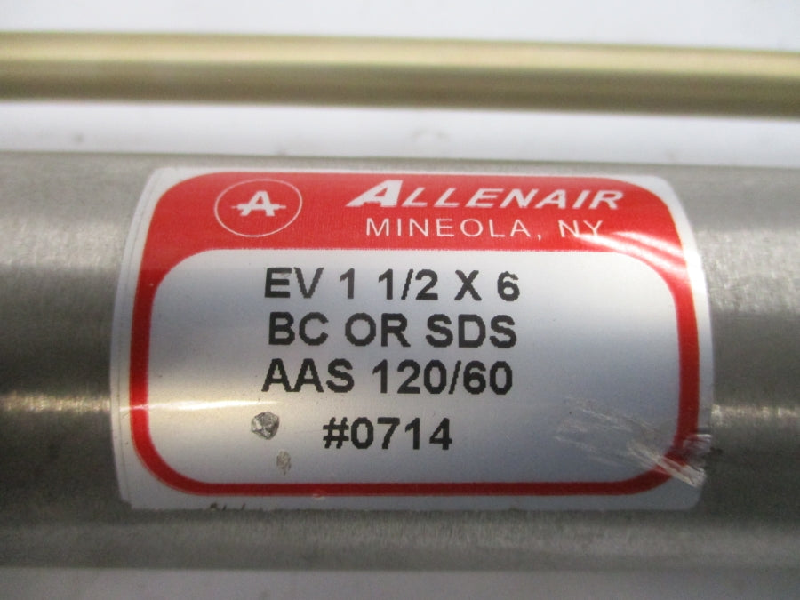 ALLENAIR EV1-1/2X6 BCORSDS V3NCA150 120V 150PSI .062" NSNP