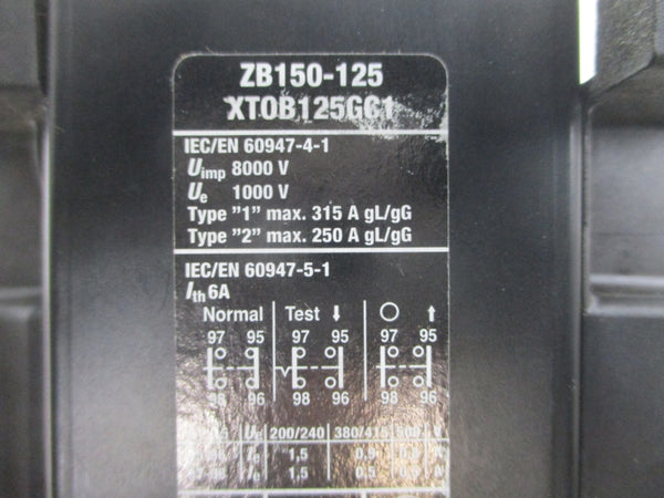 EATON XTOB125GC1 600VAC 95-125A NSNP