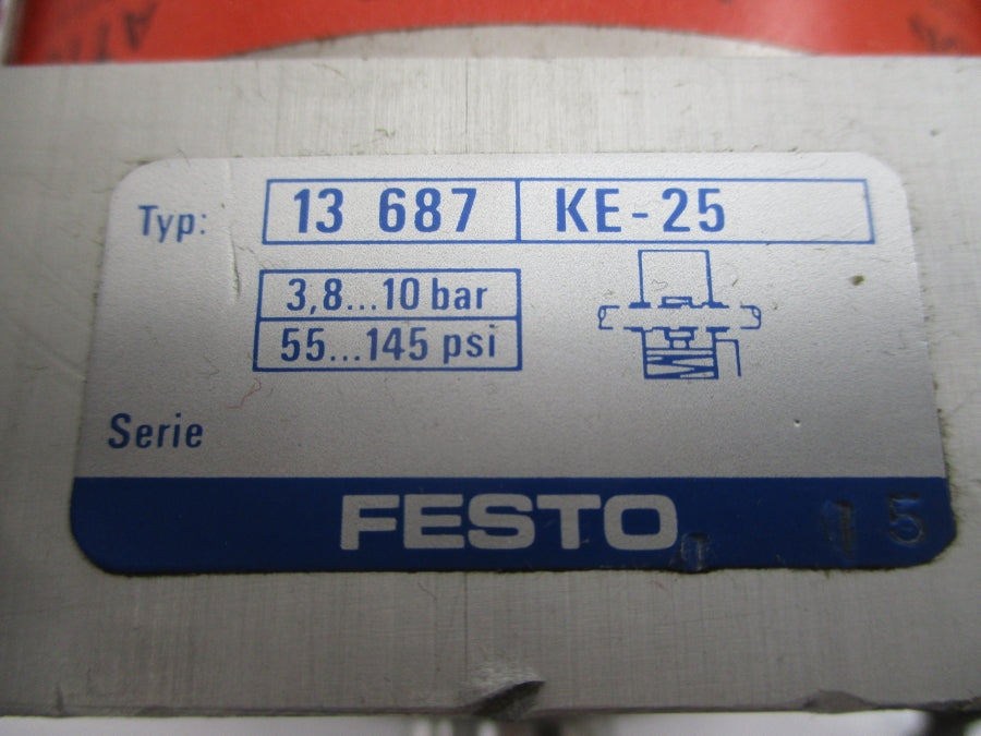 FESTO KE-25 13687 55-145PSI NSNP