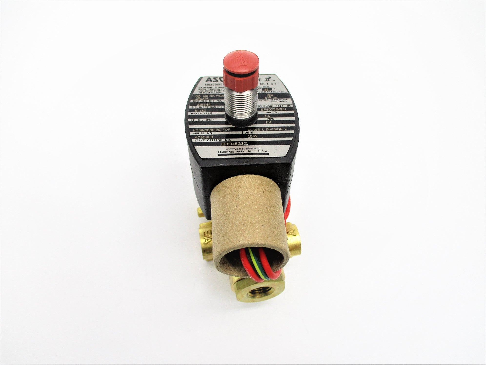 ASCO EF8345G301 10-150PSI 24VDC NSNP