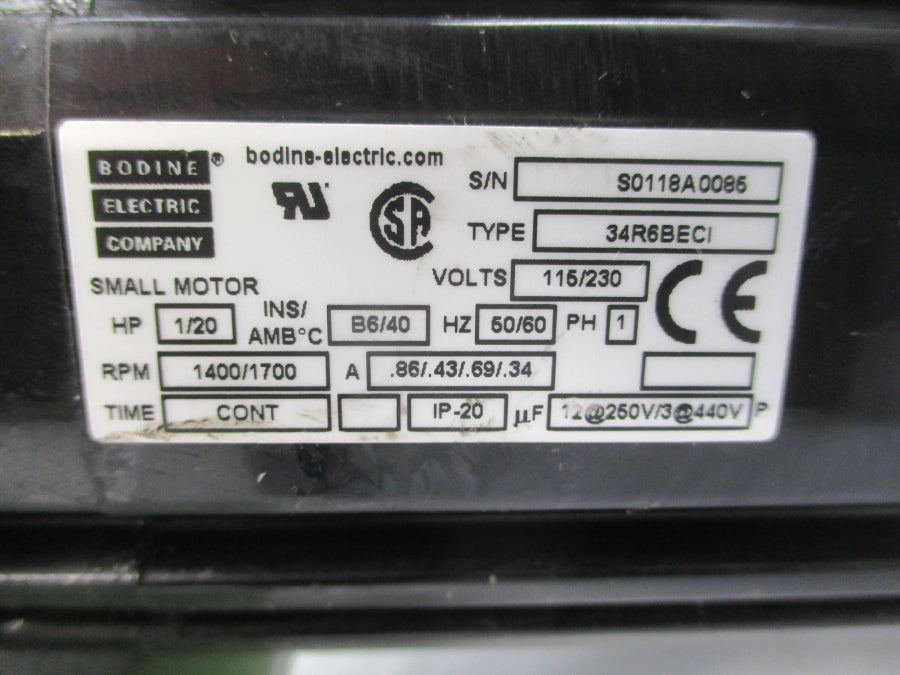 AIR DIMENSIONS M151-FP-WA1-L 34R6BECI 115/230V .89/.69A NSNP