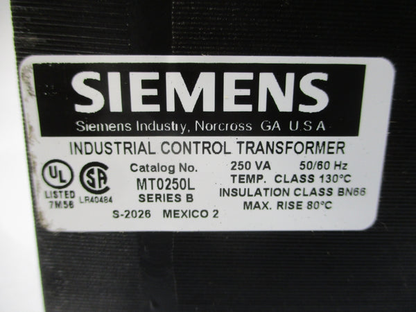 SIEMENS MT0250L SER. B 208-600V NSMP