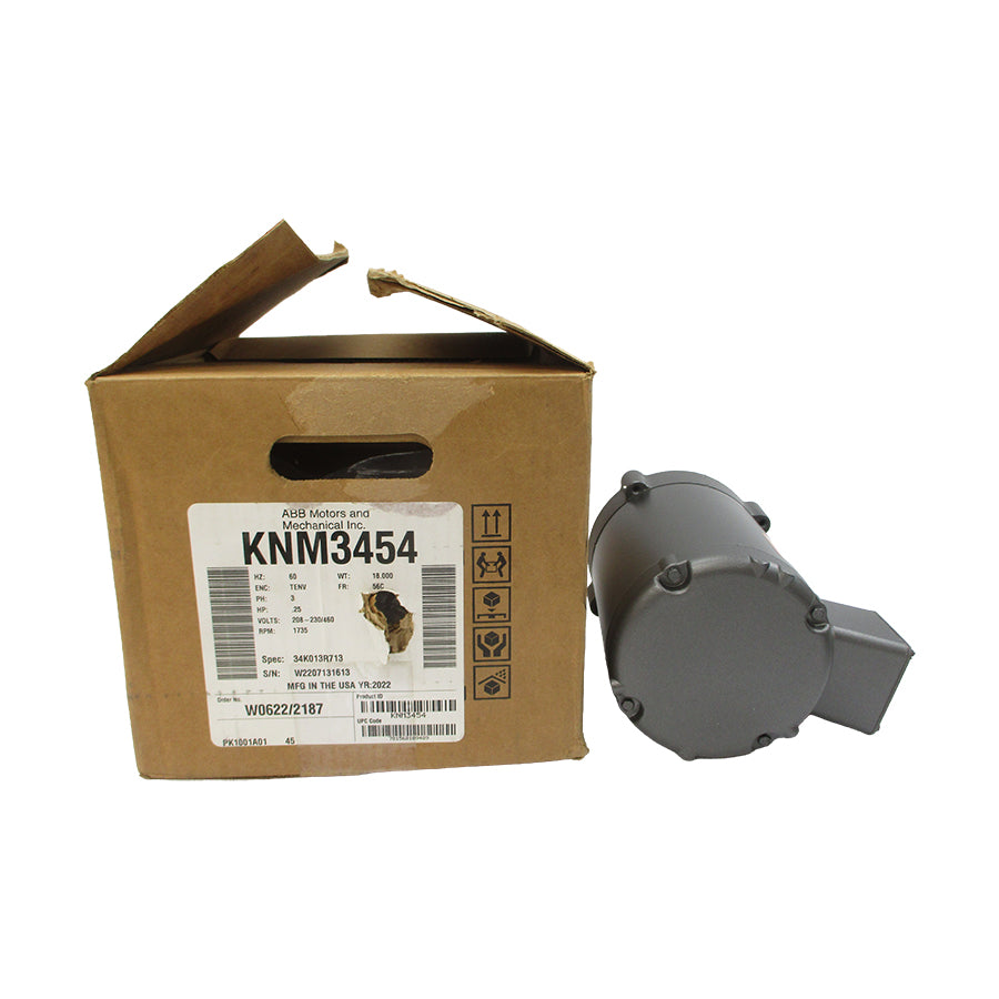 BALDOR KNM3454 34K013R713 208-230/460V 1.1-1.2/.6A NSMP