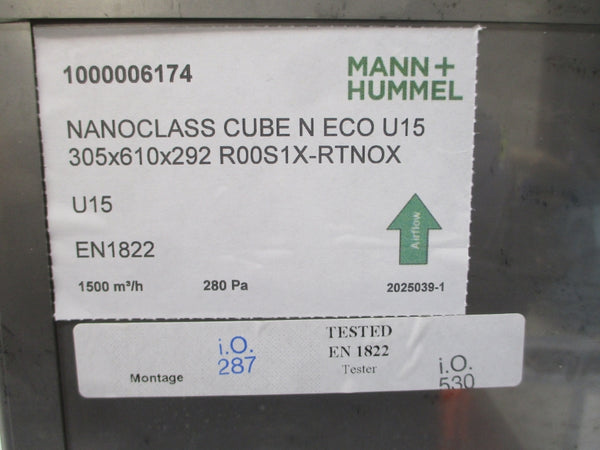 MANN+HUMMEL 1000006174 U15 EN1822 R00S1X-RTNOX 305X610X292 NSMP