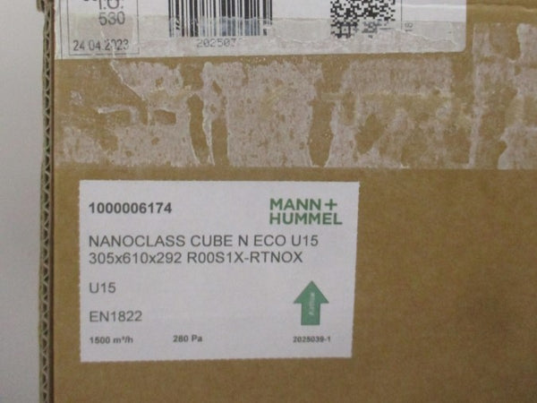 MANN+HUMMEL 1000006174 U15 EN1822 R00S1X-RTNOX 305X610X292 NSMP