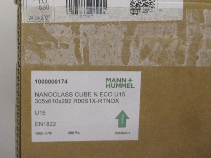 MANN+HUMMEL 1000006174 U15 EN1822 R00S1X-RTNOX 305X610X292 NSMP