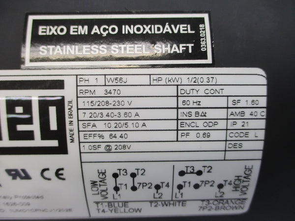DAYTON 4TA74 115/208-230V 7.20/3.40-3.60A NSNP