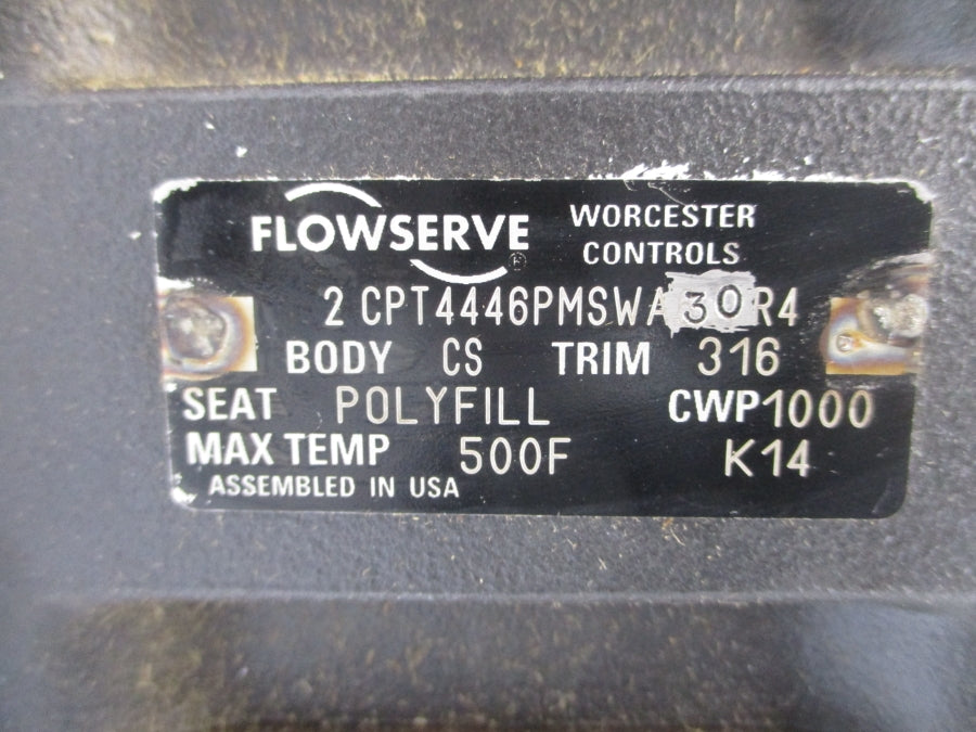 FLOWSERVE D3XNU-S23WCA-Z4XX CPT4446PMSWA30R4 120PSI 2" NSNP