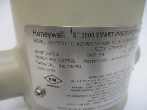 HONEYWELL YSTR14G-11D-420MD0(NA)0080-1C,H6.ZS.SM,(FX)+XXXX ST3000 NSMP